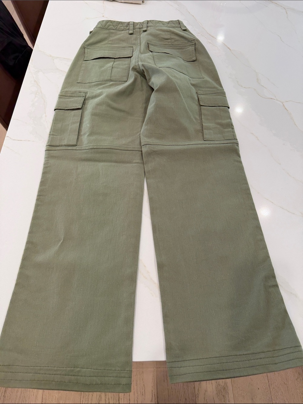 NWT miss Lola olive green cargo pants size S - Picture 4 of 8